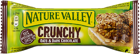 Baton de cereale Nature Valley Crunchy cu ovăz și ciocolată neagră