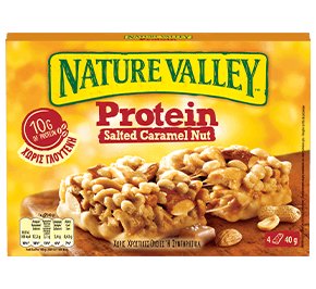 Batoane de cereale Nature Valley Protein cu caramel sărat 4 porții